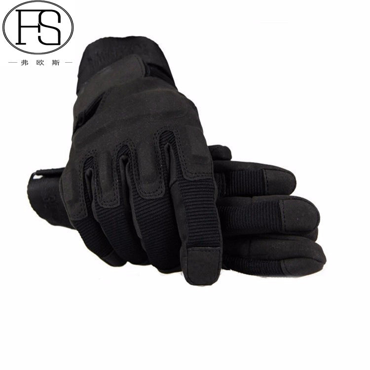 Tactical Full-Finger Gloves Outdoor Combat Anti-Slip Durable Gloves Cycling Gloves for Men and Women Microfiber Gloves