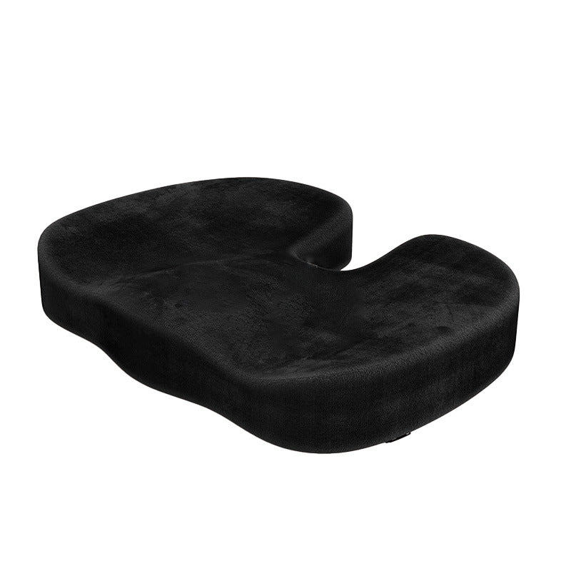 Doctor Recommended Memory Foam Seat Cushion for Office Chairs & Car - Ergonomic Office Desk Accessories - Cushions for Tailbone Pain Relief, Sciatica (Black, Large)