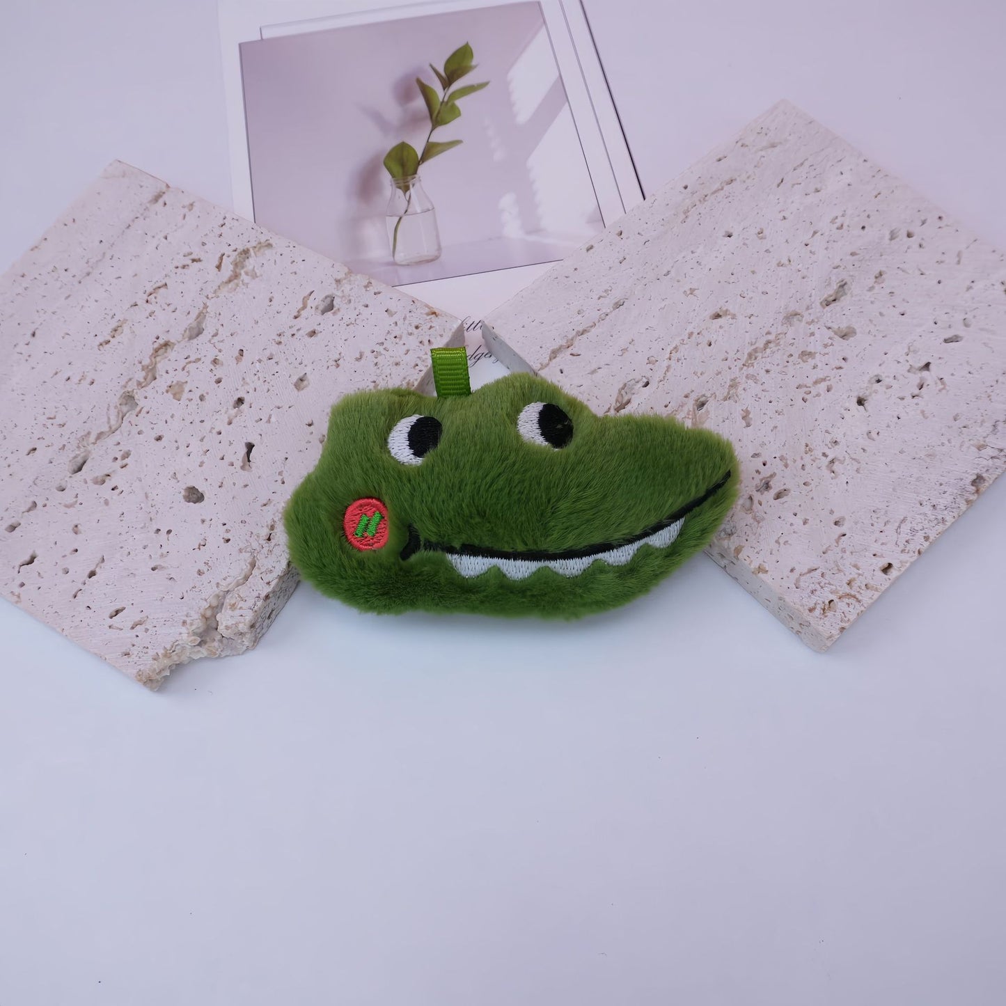 Whining Cartoon Crocodile Plush Keychain Pendant