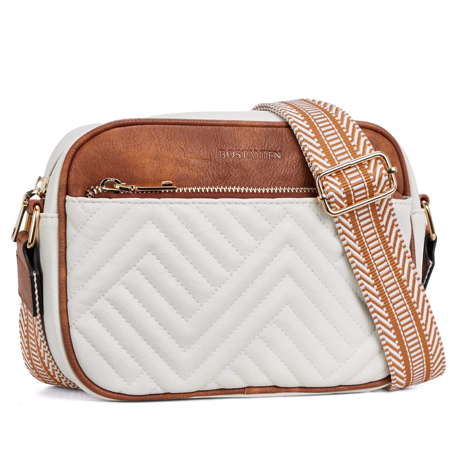 Quilted Crossbody Bags for Women Vegan Leather Purses Small Shoulder Handbags with Wide Strap | Quilted, Small, with Wide Strap, Quilted, Purses, Small