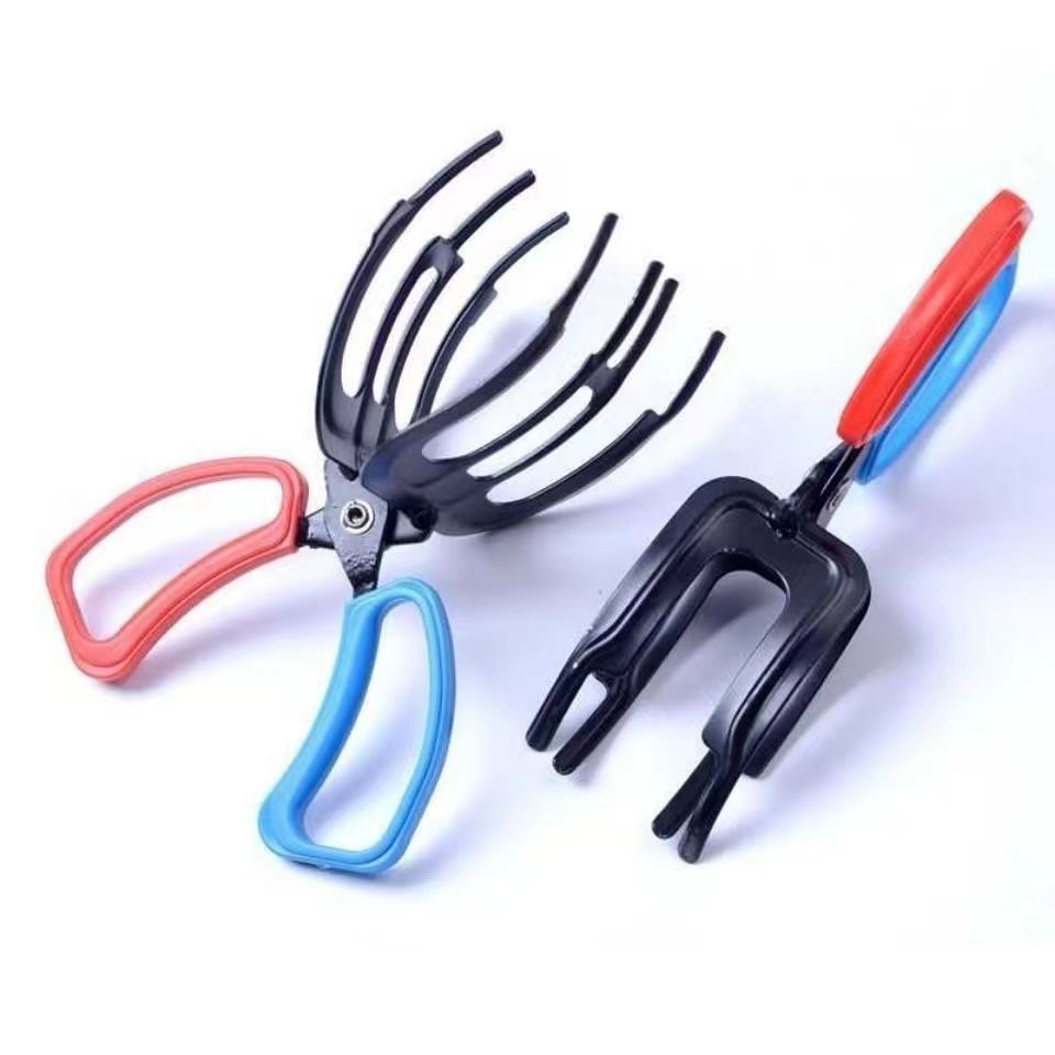 A171 No Dirty Hand Fish Clip Metal Gripper, 2-Teeth 3-Teeth Fish Clamp, Fishing Tackle