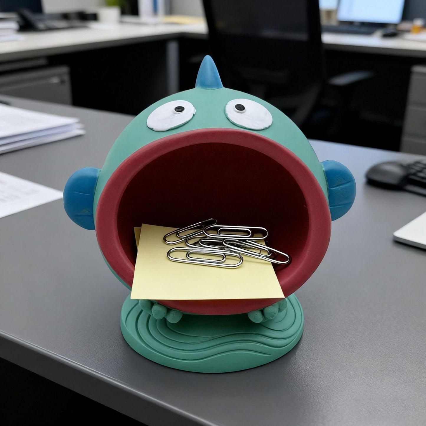 A195 Cartoon Clownfish Home Storage Decor, Resin Craft Creative Ornament for Living Room