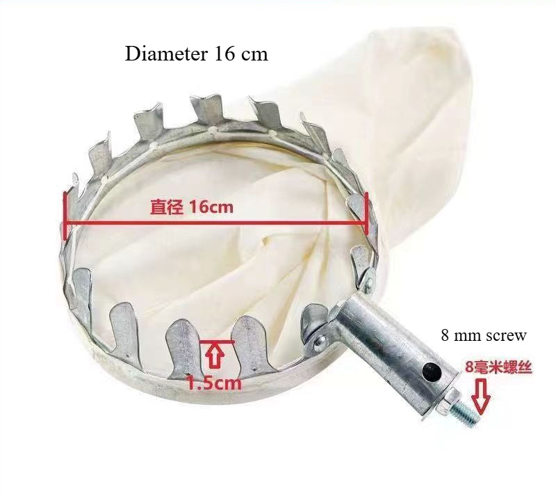 A163  Multifunctional Agricultural Fruit Picker, Stainless Steel High Altitude Picker for Loquat Persimmon Apple Peach
