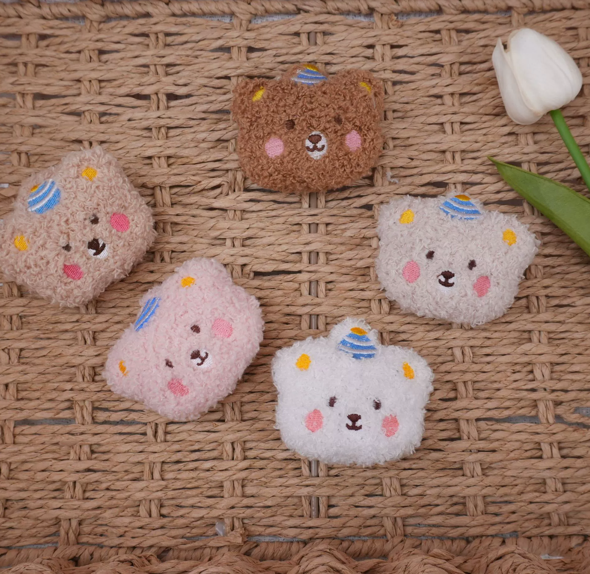 Plush Bear Brooch Bag Accessories