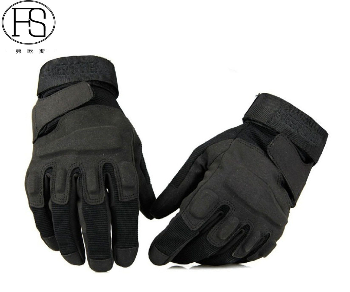 Tactical Full-Finger Gloves Outdoor Combat Anti-Slip Durable Gloves Cycling Gloves for Men and Women Microfiber Gloves