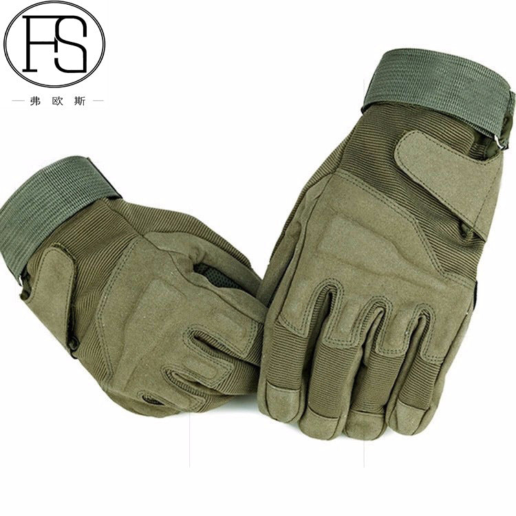 Tactical Full-Finger Gloves Outdoor Combat Anti-Slip Durable Gloves Cycling Gloves for Men and Women Microfiber Gloves