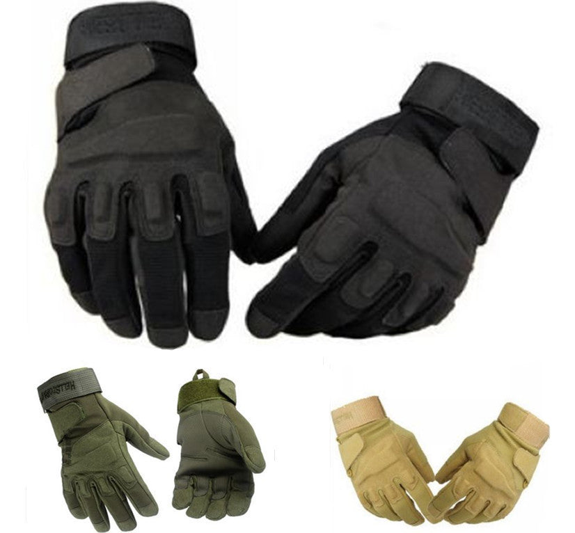 Tactical Full-Finger Gloves Outdoor Combat Anti-Slip Durable Gloves Cycling Gloves for Men and Women Microfiber Gloves