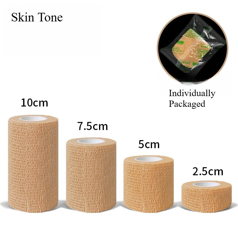 A320  High Elastic Breathable Self-Adhesive Bandage, Multi-Purpose Gauze Roll for Wound Care & Sports Training