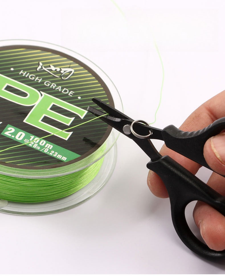 A282  304 Stainless Steel Fishing Scissors, High Hardness & Sharp, Multi-Functional for Lure, Lead Sheet, PE Braided Line