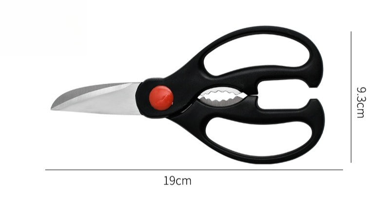 A329  3-Piece Multi-Function Kitchen Shears Set, Household Stainless Steel Scissors for Chicken Bones & Food Prep