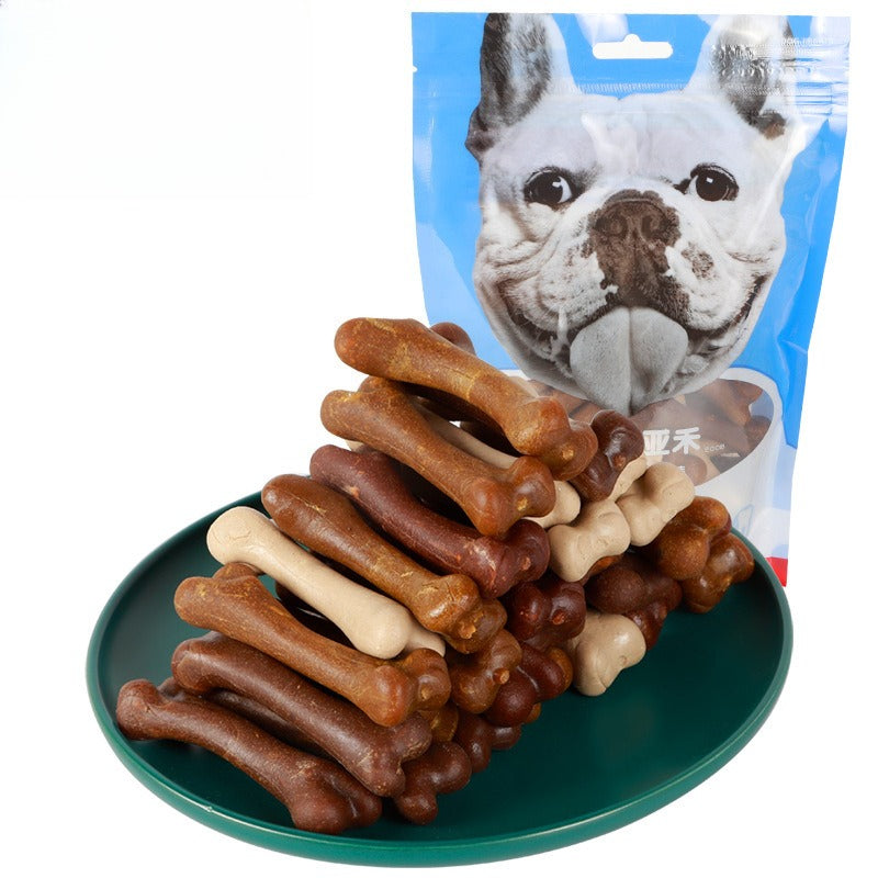 Pet Teething Stick Universal Toothbrush-Shaped Dental Bone Pet Mixed Flavors Dog Teething Snack Teething Bone