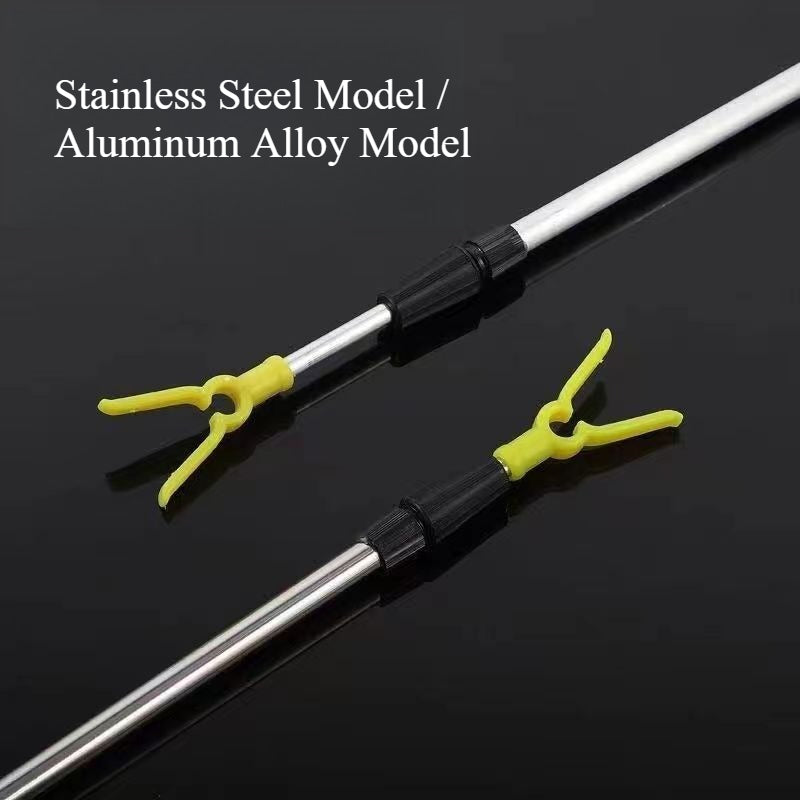 A240  Aluminum Alloy Simple Fishing Rod Holder, Dual-Use for Casting & Sea Rod, Outdoor Fishing Gear