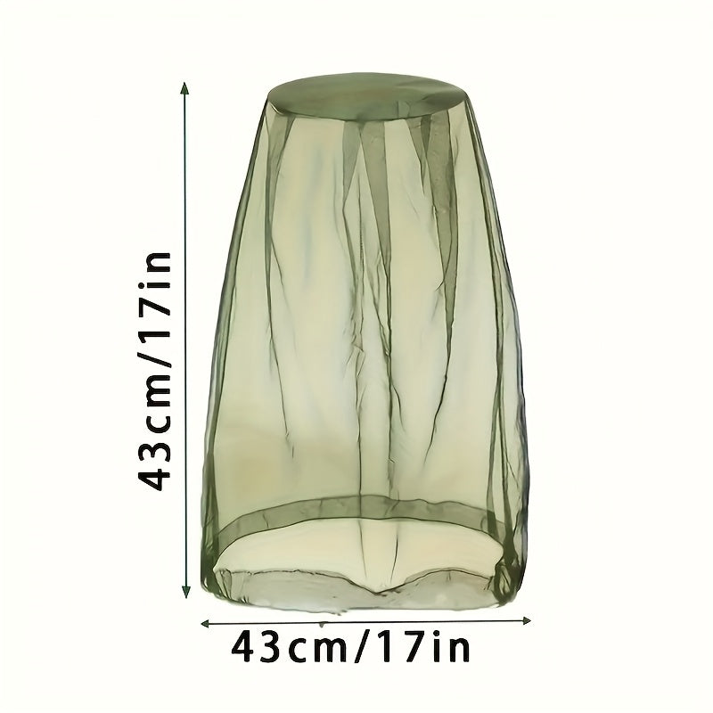 A331  Universal Mosquito Head Net with Face Shield for Camping & Fishing