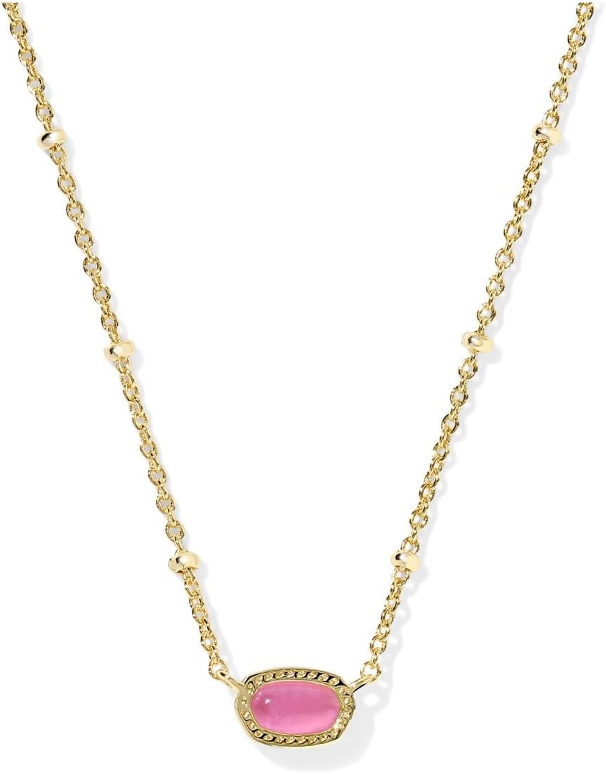 Mini Elisa 14k Gold-Plated Satellite Short Pendant Necklace, Fashion Jewelry for Women