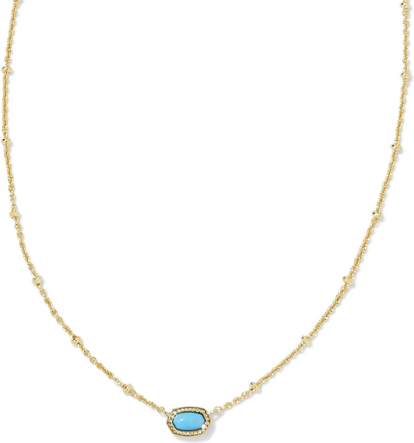 Mini Elisa 14k Gold-Plated Satellite Short Pendant Necklace, Fashion Jewelry for Women