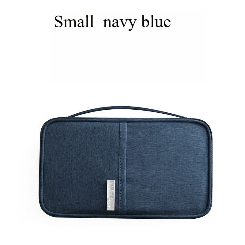 A319  Multifunctional Travel Document Bag, Waterproof Passport Wallet, Portable Card Holder Clutch
