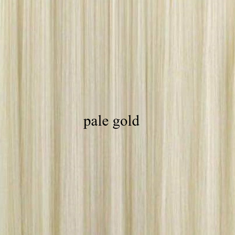 A185  Women Natural Black Middle Part Long Straight Wig with Bangs Fashion Hairpiece