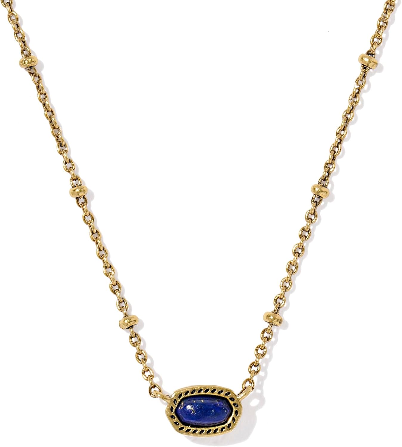 Mini Elisa 14k Gold-Plated Satellite Short Pendant Necklace, Fashion Jewelry for Women