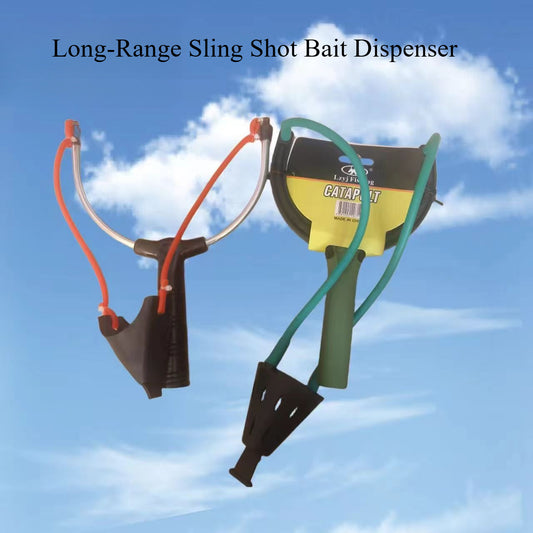 A242  Long Throw Bait Dispenser, Fishing Fixed Point Bait Caster, Wild Fishing Bait Tool