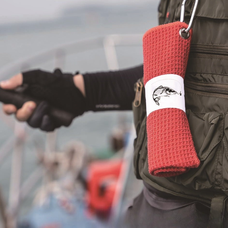 A284  Absorbent Fishing Towel for Anglers, Fishing Hand Cloth & Rod Cleaning Towel, Fishing Accessories