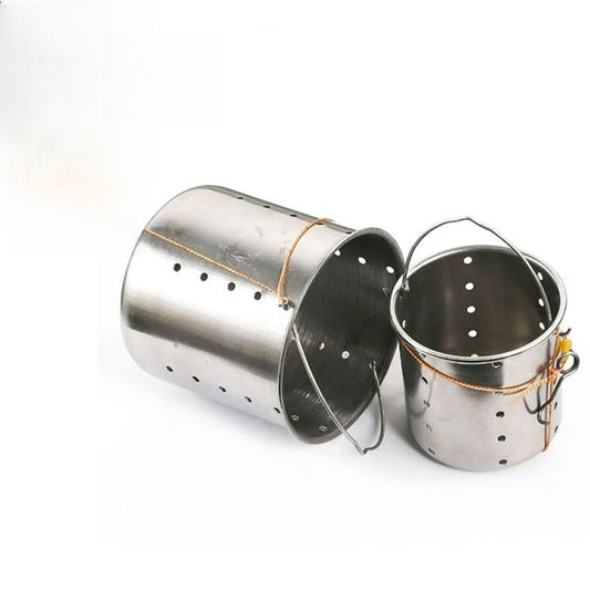A243  Stainless Steel Bait Holder, Sea Rod & Raft Fishing Fixed Point Sink Bait Dispenser, Fishing Accessories