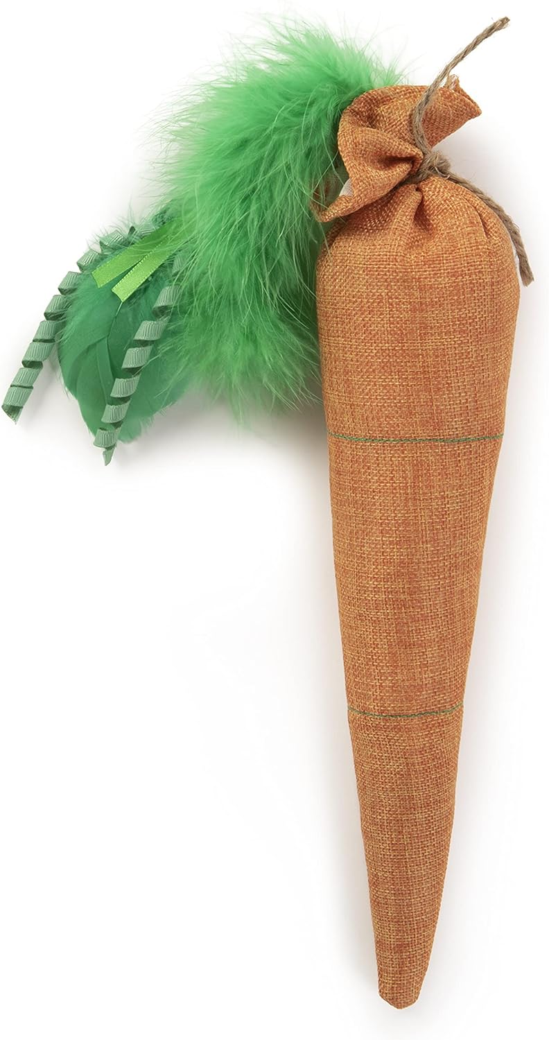 A365  Kolossal Karrot Crinkle Kicker Catnip Cat Toy