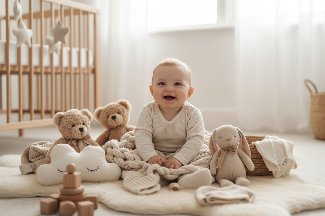 温馨婴儿毛绒玩具