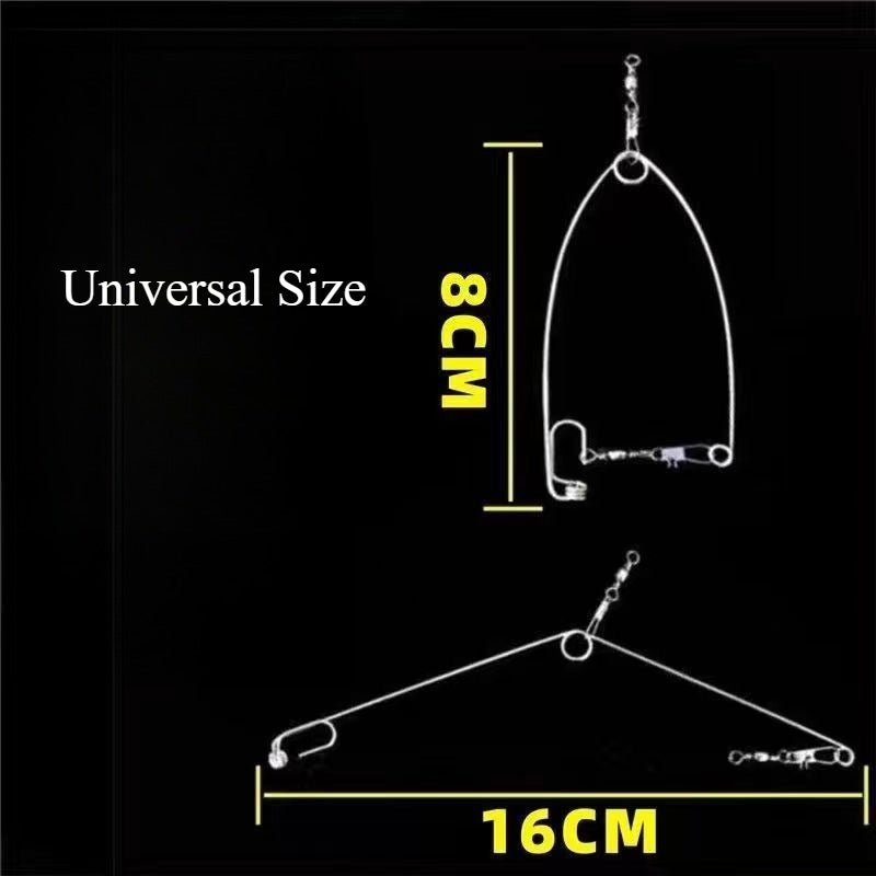 A241  Automatic Fishing Ejection Device, Spring Hook Set, Lazy Fishing Tool Fishing Accessories