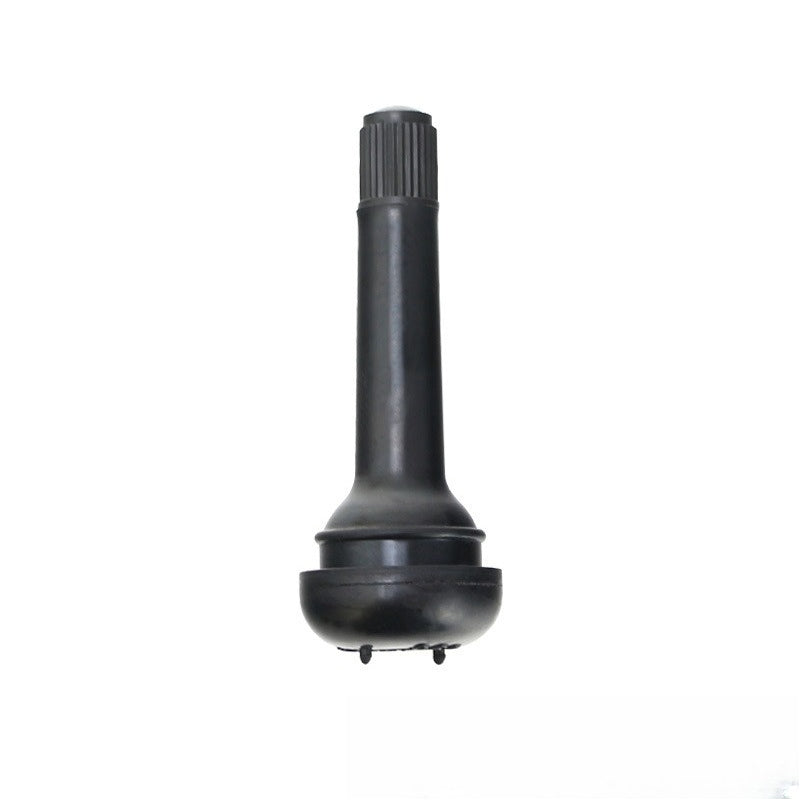 A311  TR413/TR414 Tubeless Tire Valve Stems, Black Rubber & Alloy Valve Caps Universal Tire Valves