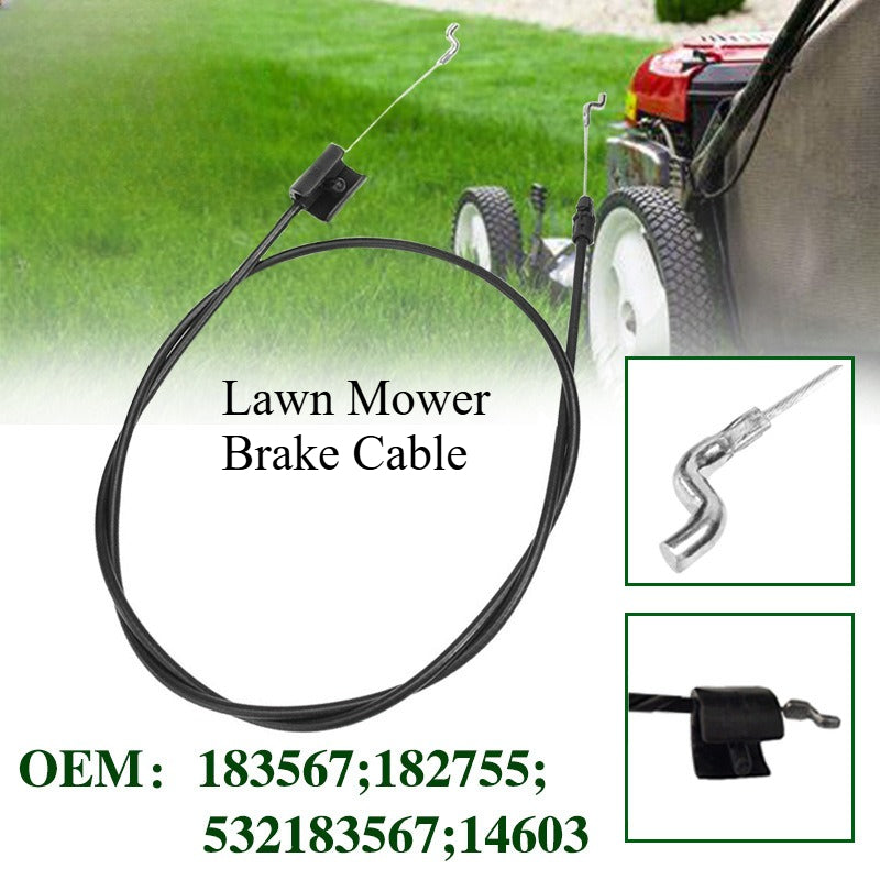 A303  Lawn Mower Brake Control Cable 155cm Replacement Fits MTD Craftsman 183567 182755