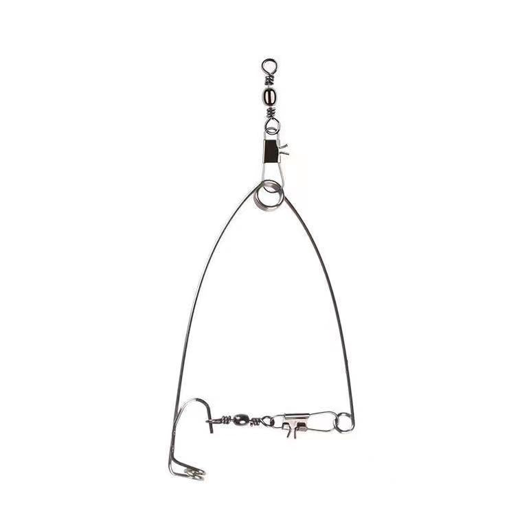 A241  Automatic Fishing Ejection Device, Spring Hook Set, Lazy Fishing Tool Fishing Accessories