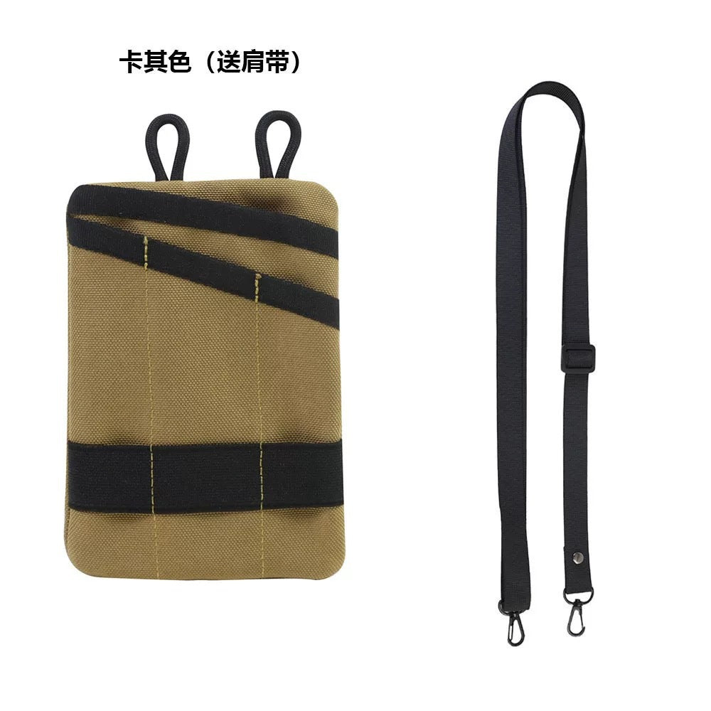 A330  Outdoor Oxford Cloth Card Coin Pouch, Minimalist Key Organizer, Portable Waist Bag for Travel