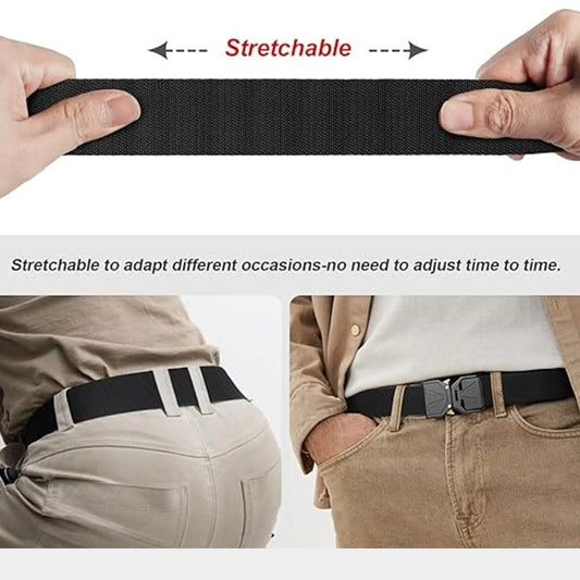 Tactical Belt, Military Hiking Rigger 1.5" Nylon Web Work Belt with Heavy Duty Quick Release Buckle