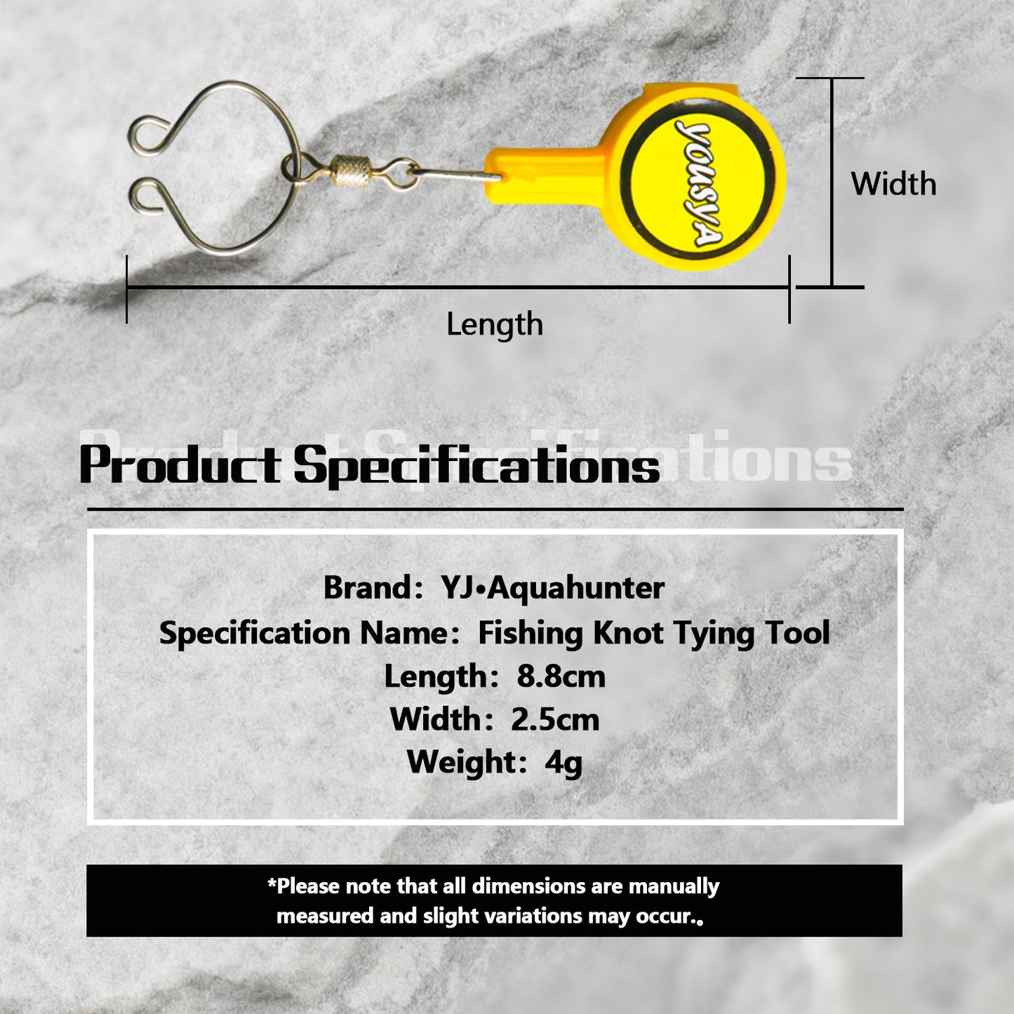 F341  Fast Knot Tying Tool Fishing Knots