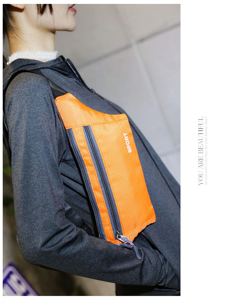 A318  Multifunctional Outdoor Sports Waist Bag for Men Women, Lightweight Crossbody Chest Bag with Phone Pocket