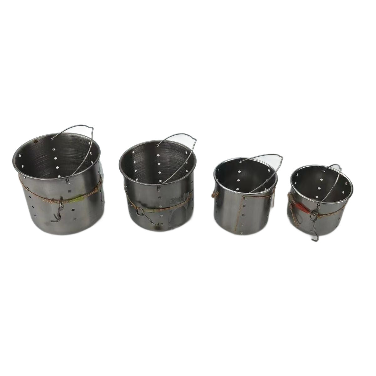 A243  Stainless Steel Bait Holder, Sea Rod & Raft Fishing Fixed Point Sink Bait Dispenser, Fishing Accessories