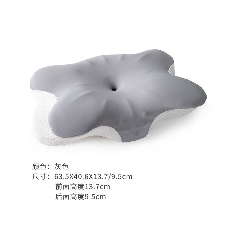 Cervical Pillow for Neck and Shoulder,Contour Memory Foam Pillow,Ergonomic Neck Support Pillow for Side Back Stomach Sleepers with Pillowcase