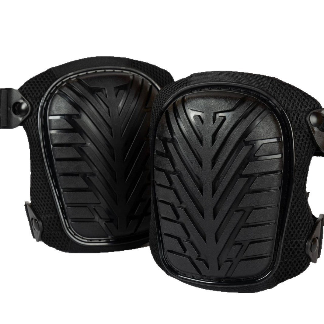 Professional Gel Knee Pads for Work with Soft Foam and Gel Cushion — Heavy Duty Cap, Reinforced Adjustable Straps, Military-Grade Rivets and Built-in Hang Loops — Perfect for Construction