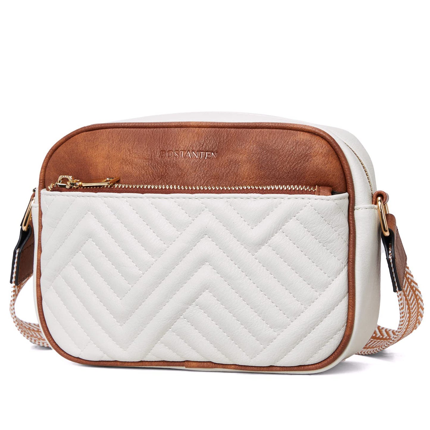 Quilted Crossbody Bags for Women Vegan Leather Purses Small Shoulder Handbags with Wide Strap | Quilted, Small, with Wide Strap, Quilted, Purses, Small