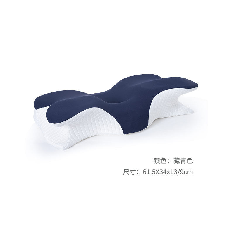 Cervical Pillow for Neck and Shoulder,Contour Memory Foam Pillow,Ergonomic Neck Support Pillow for Side Back Stomach Sleepers with Pillowcase