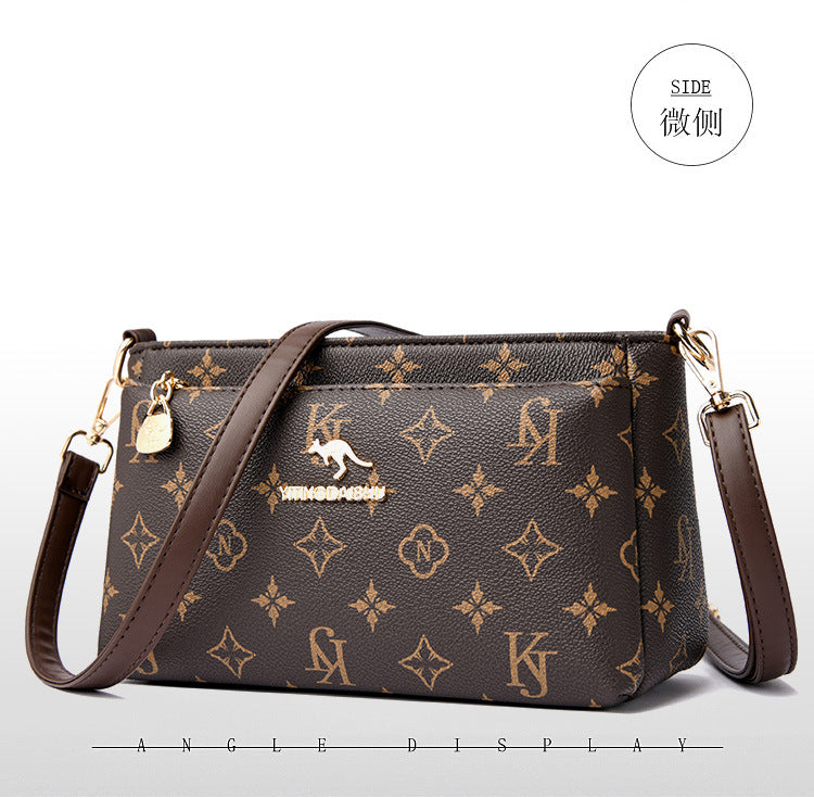 B363  Women's Fashion Crossbody Bag Versatile Large Capacity Shoulder Underarm Purse Casual Daily Handbag