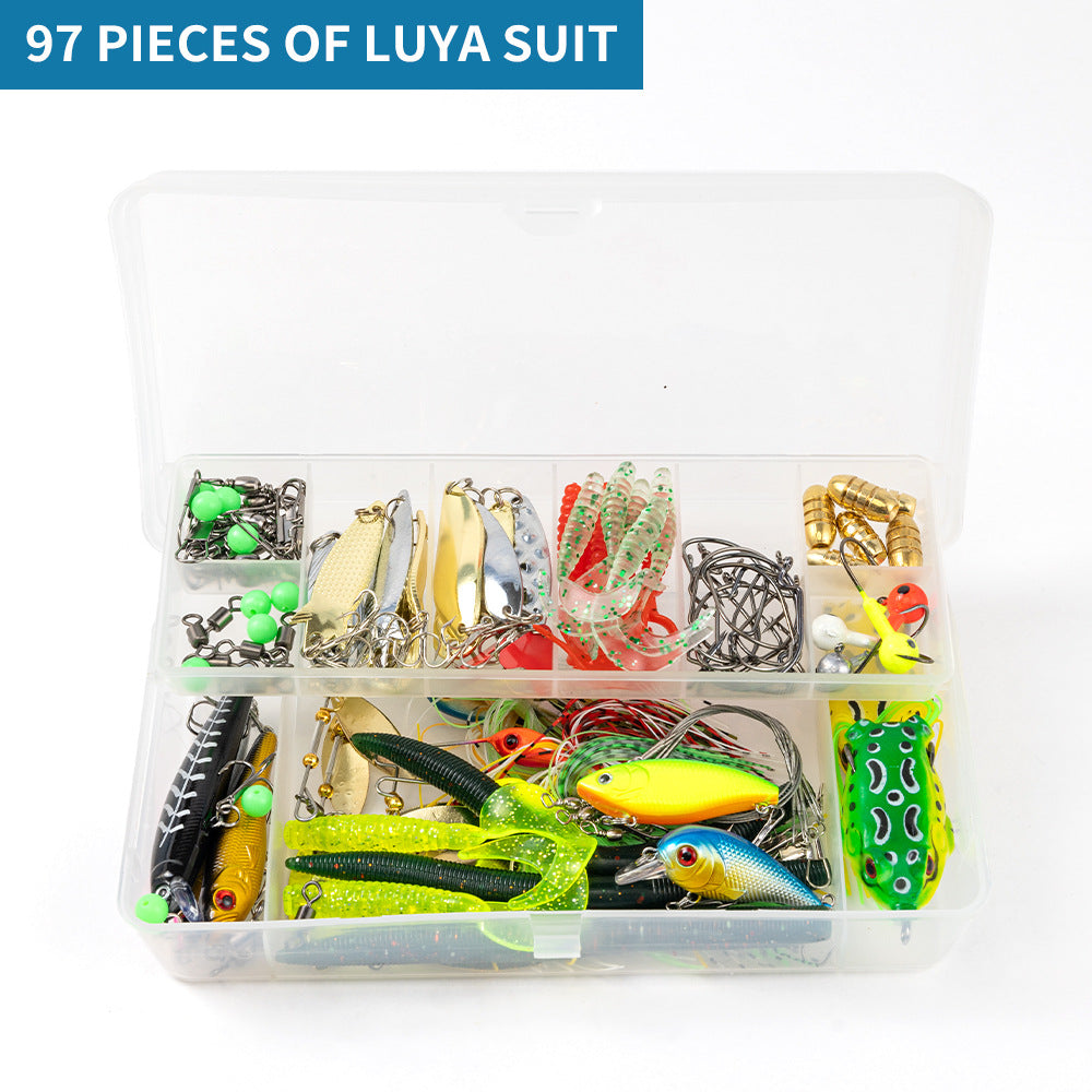 F340  97/302-Piece Accessory Set: Lure Fishing Tackle, Plastic Lures, Artificial Lures, and Lure Accessories