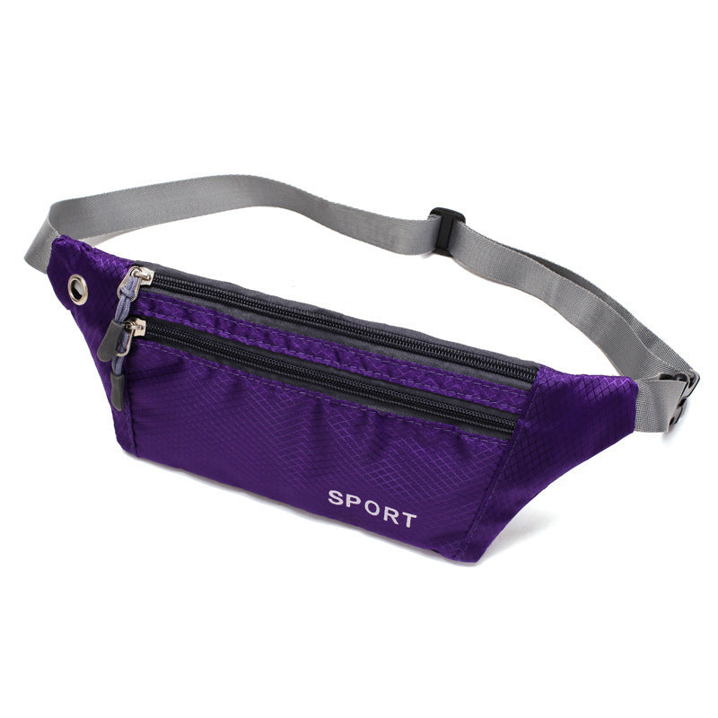 A318  Multifunctional Outdoor Sports Waist Bag for Men Women, Lightweight Crossbody Chest Bag with Phone Pocket