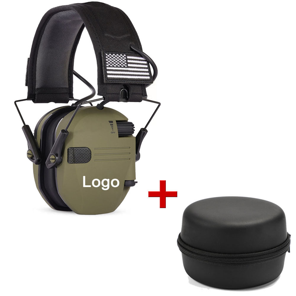 Slim Ultra Low Profile Compact Design Adjustable Range Shooting Hunting Hearing Protection Electronic Earmuffs