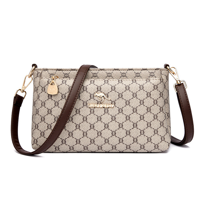 B363  Women's Fashion Crossbody Bag Versatile Large Capacity Shoulder Underarm Purse Casual Daily Handbag