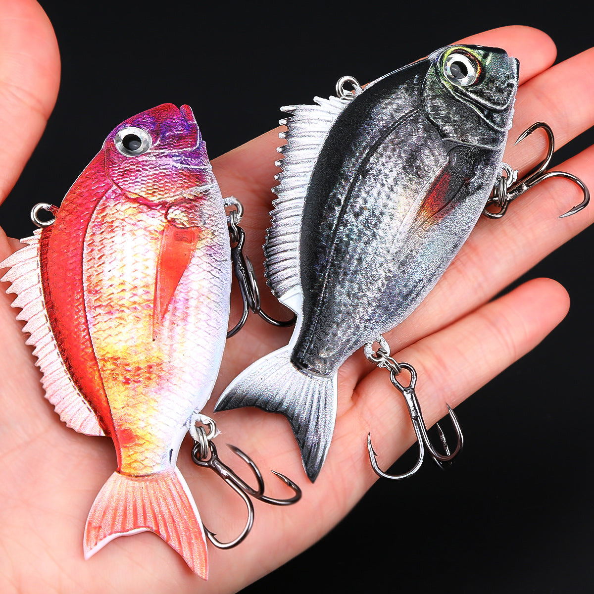A258  Special VIB Hard Lure for Sea Bream Fishing, 3D Printed Coating, Multi-Color Multi-Spec Bionic Bait