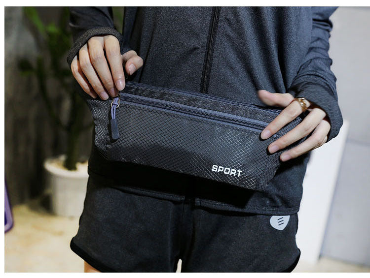 A318  Multifunctional Outdoor Sports Waist Bag for Men Women, Lightweight Crossbody Chest Bag with Phone Pocket