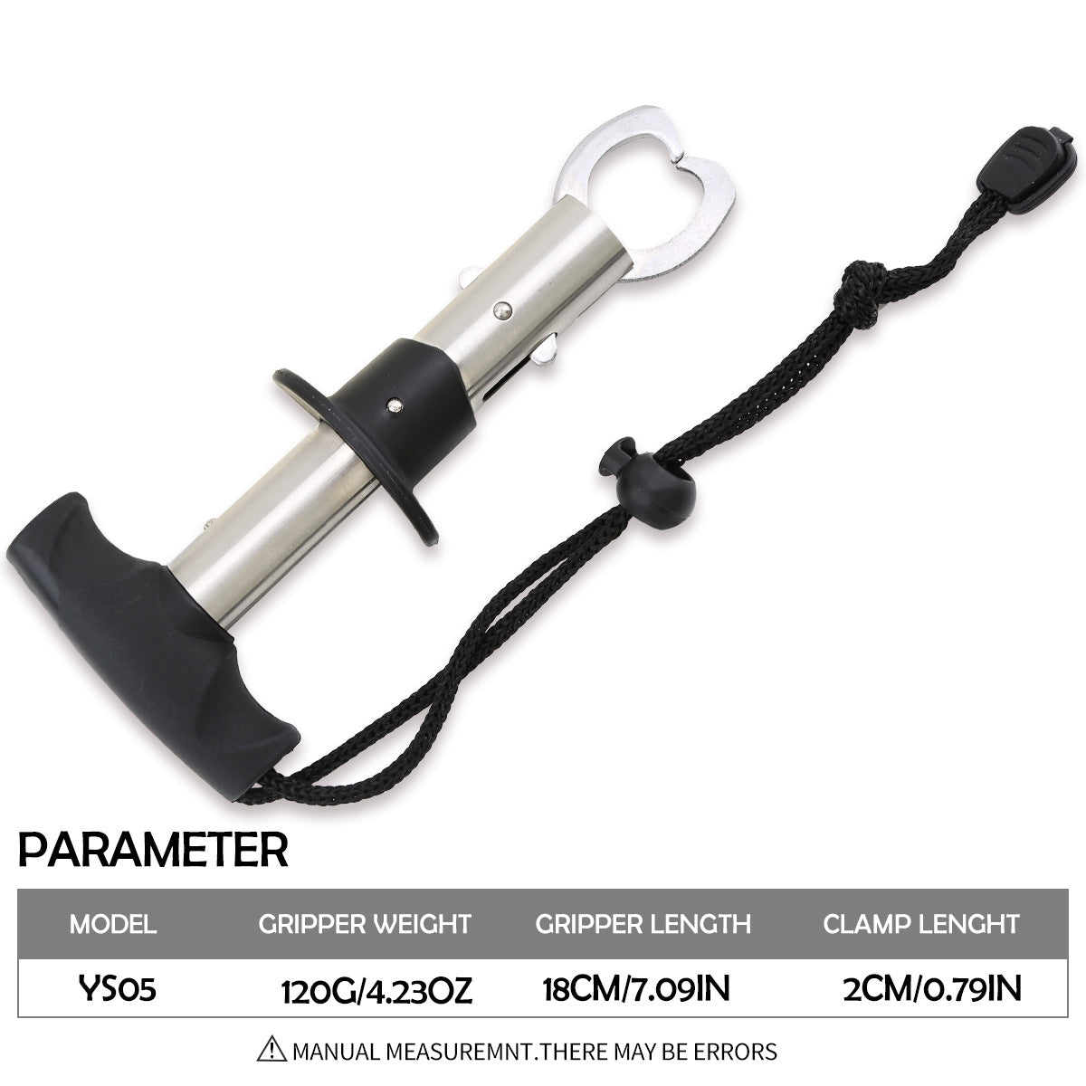 A183  Outdoor Fishing Mini Fish Gripper Pliers, Multi-function Long Handle Fish Holder, Fishing Clamp Tool