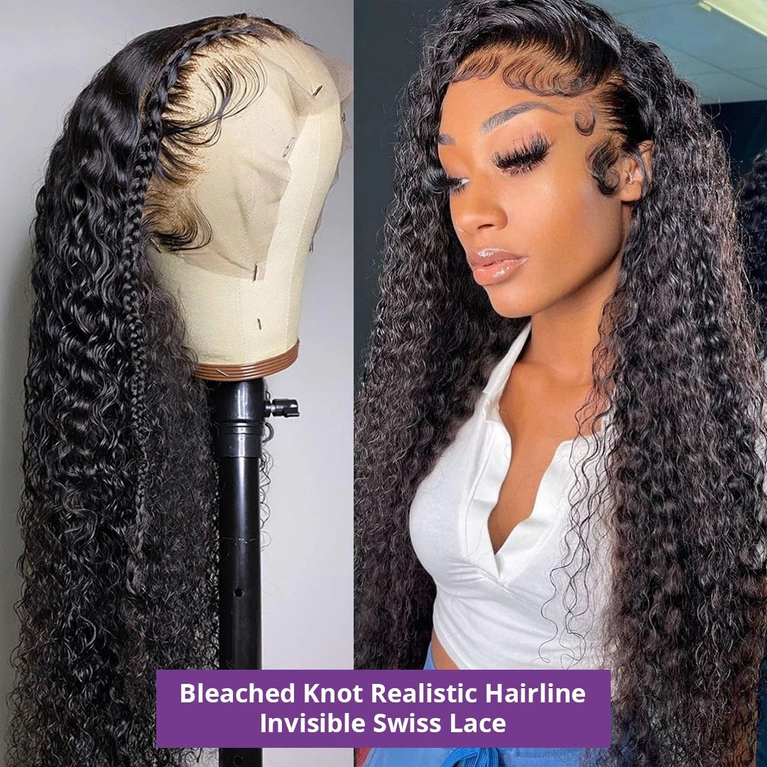 A272  Rose Net Lace Front Afro Kinky Curly Wig, Soft Lace Adjustable Style, Comfortable Breathable Wig