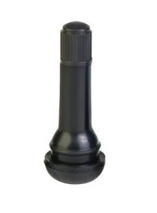 A311  TR413/TR414 Tubeless Tire Valve Stems, Black Rubber & Alloy Valve Caps Universal Tire Valves